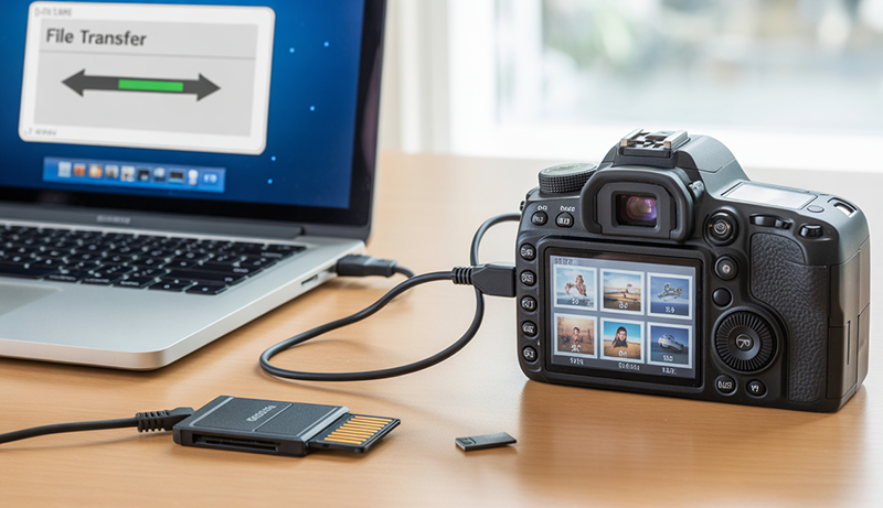 Downloading Pictures Using Cloud or Wireless Transfer (When Available)