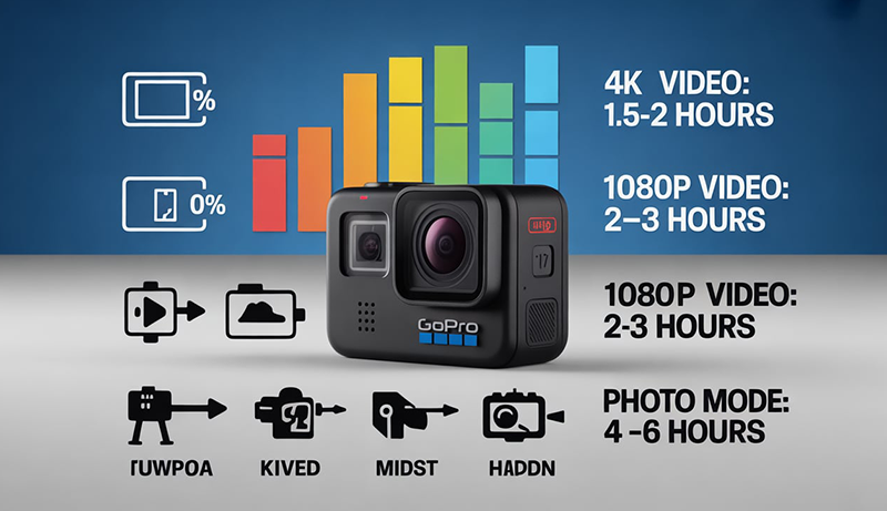 GoPro Battery Life by Model