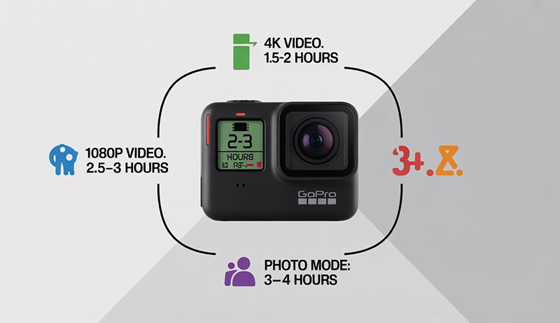 How Long Does a GoPro Battery Last While Recording