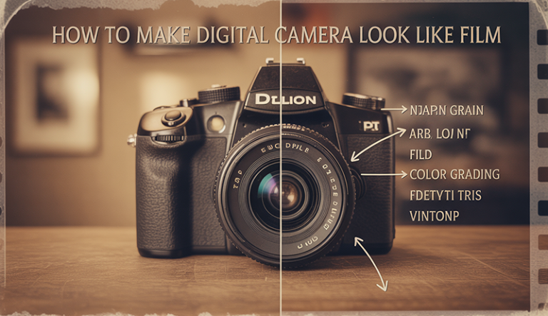 How to Make Digital Camera Look Like Film