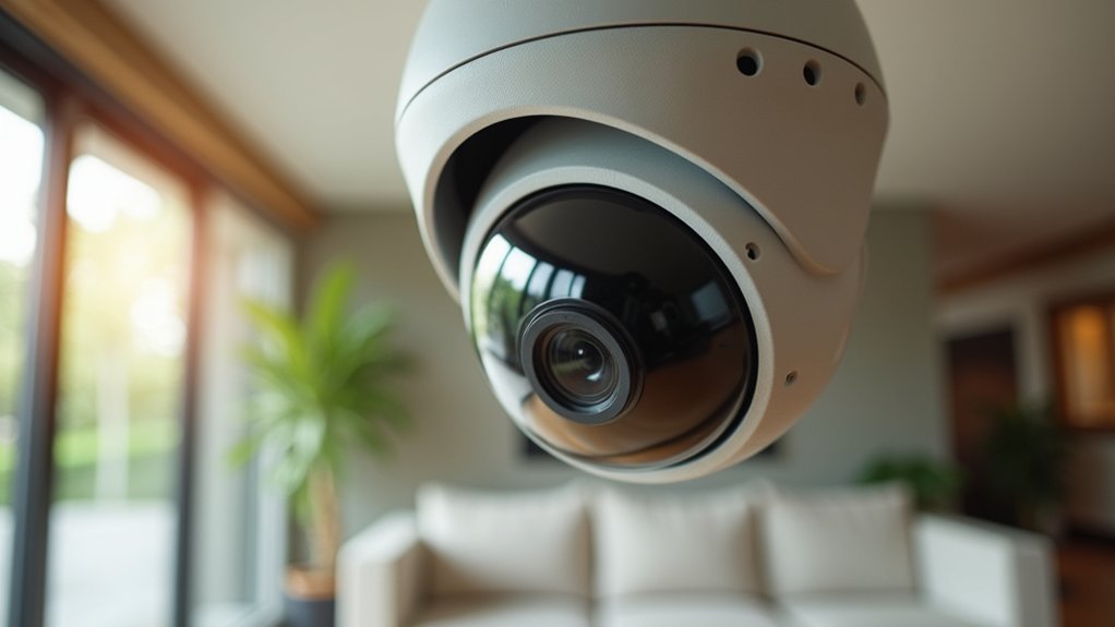 audio capabilities in security cameras