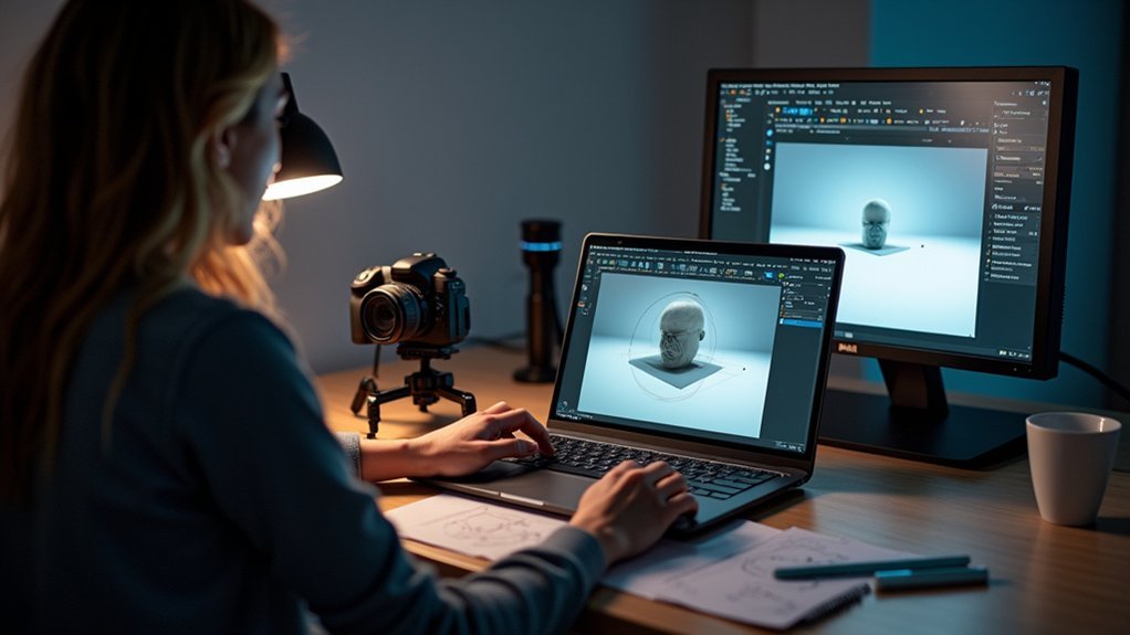camera orbit animation preview