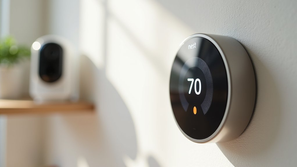 cameras for security thermostat for comfort