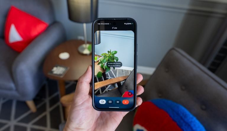 is gemini live available camera
