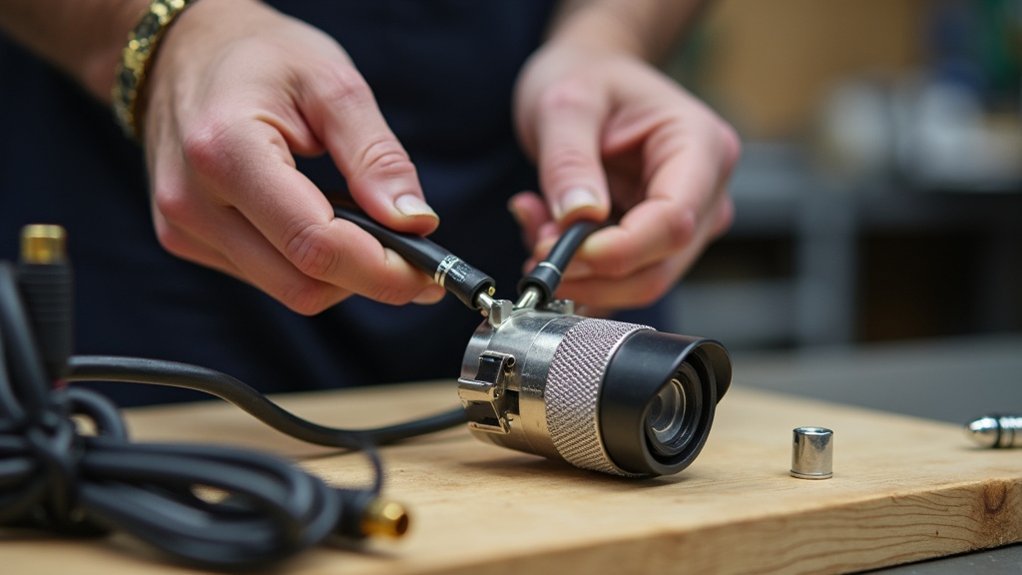 properly connect camera wires