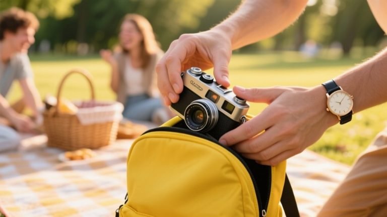 using a disposable camera