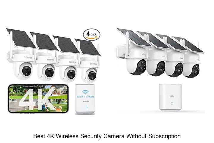 Top 15 Best 4K Wireless Security Camera Without Subscription Secrets