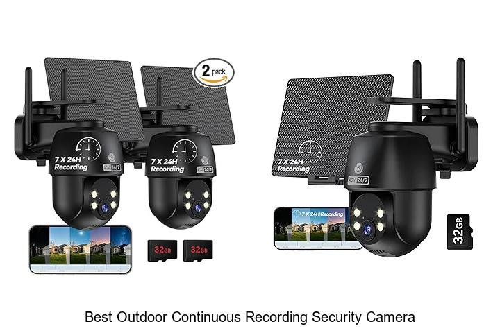 Top 15 Best Outdoor Continuous Recording Security Camera Picks!