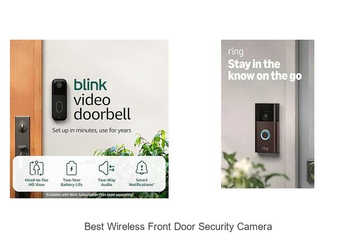 Top 13 Best Wireless Front Door Security Camera Picks Now!